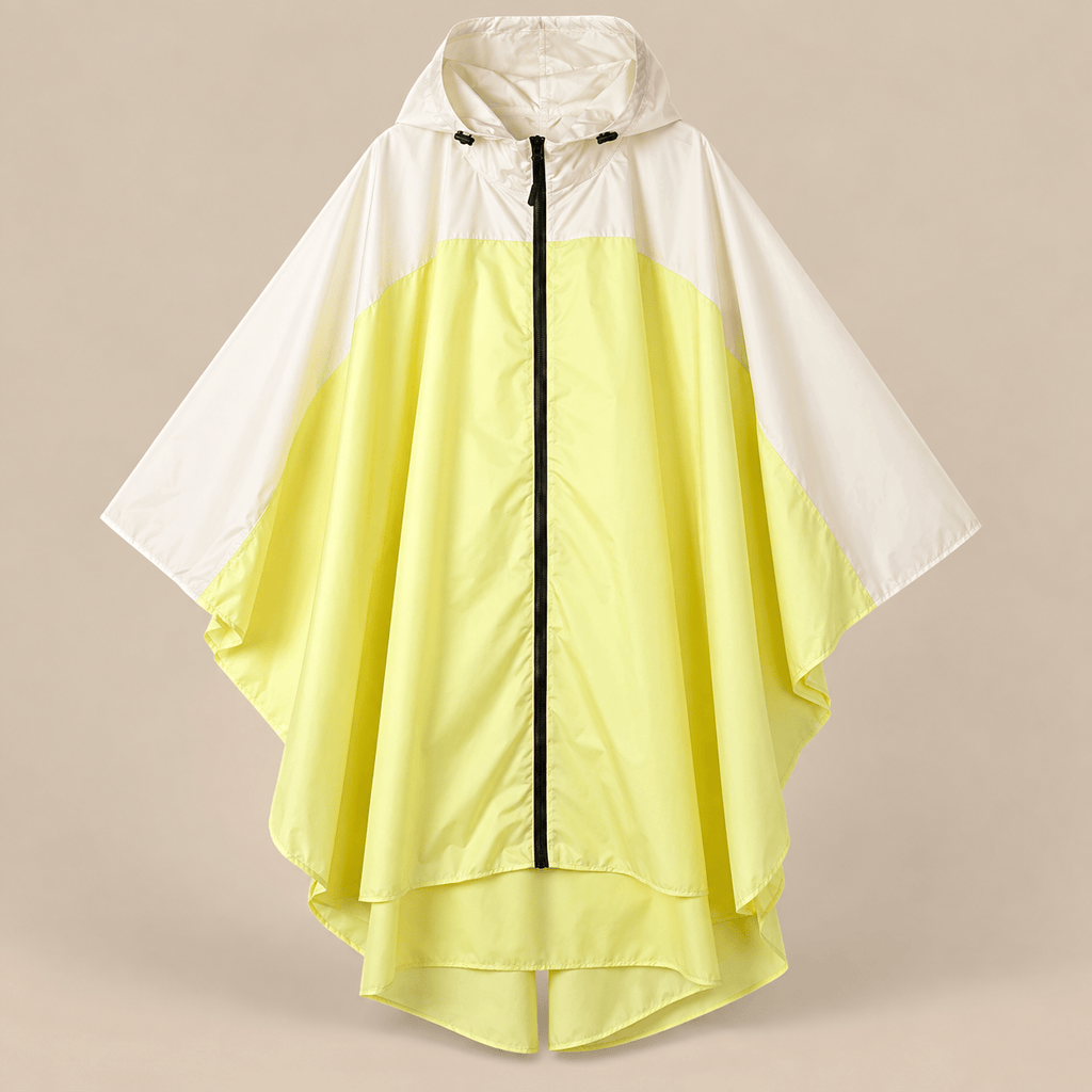 Ton poncho Poncho De Pluie Velo Femme Color-Block Léger
