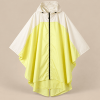 Ton poncho Poncho De Pluie Velo Femme Color-Block Léger