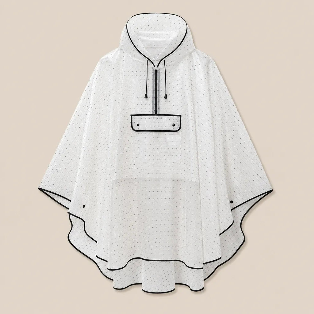 Ton poncho Poncho De Pluie Velo Femme Translucide Avec Capuche