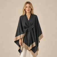 Ton poncho Poncho Double Face Chaud