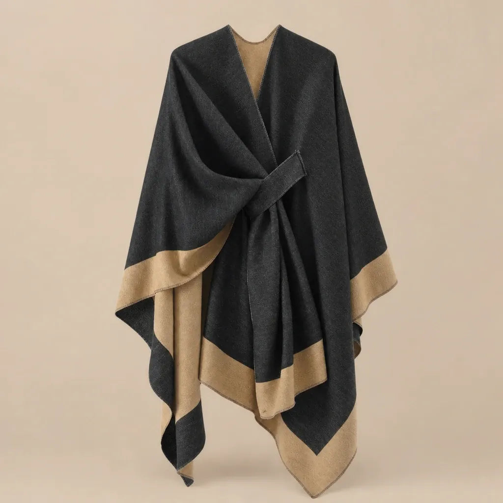 Ton poncho Poncho Double Face Chaud