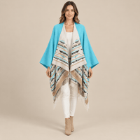 Ton poncho Poncho Double Face Imitation Cachemire
