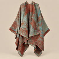Ton poncho Poncho Double Face Imitation Cachemire