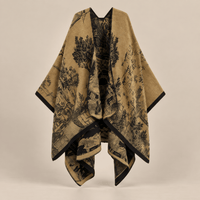 Ton poncho Poncho Double Face Imitation Cachemire