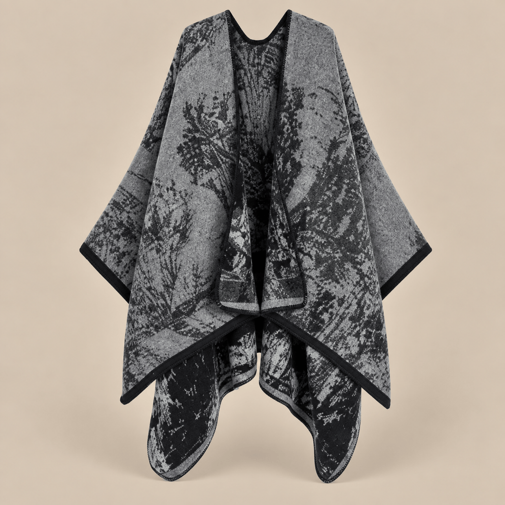 Ton poncho Poncho Double Face Imitation Cachemire