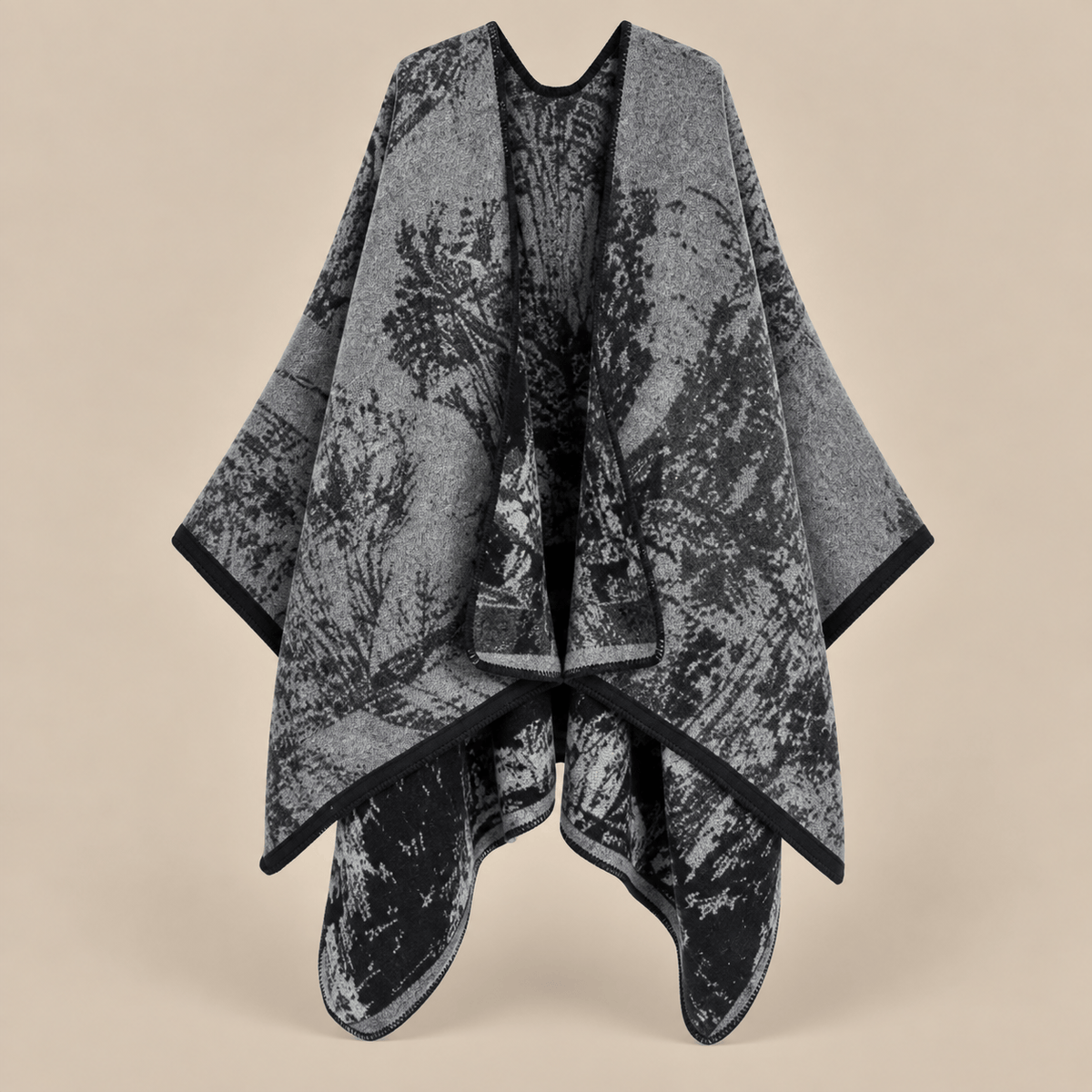 Ton poncho Poncho Double Face Imitation Cachemire