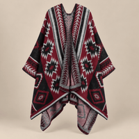 Ton poncho Poncho Double Face Imitation Cachemire