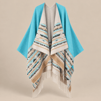 Ton poncho Poncho Double Face Imitation Cachemire