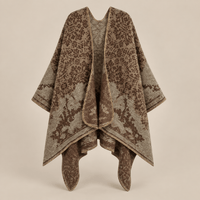 Ton poncho Poncho Double Face Imitation Cachemire