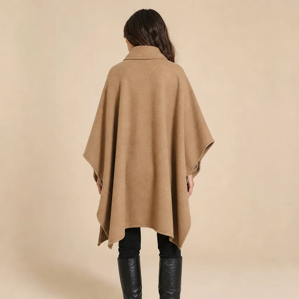 Ton poncho Poncho En Laine À Col Montant