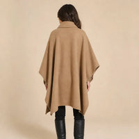 Ton poncho Poncho En Laine À Col Montant