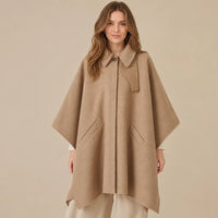 Ton poncho Poncho En Laine À Col Montant