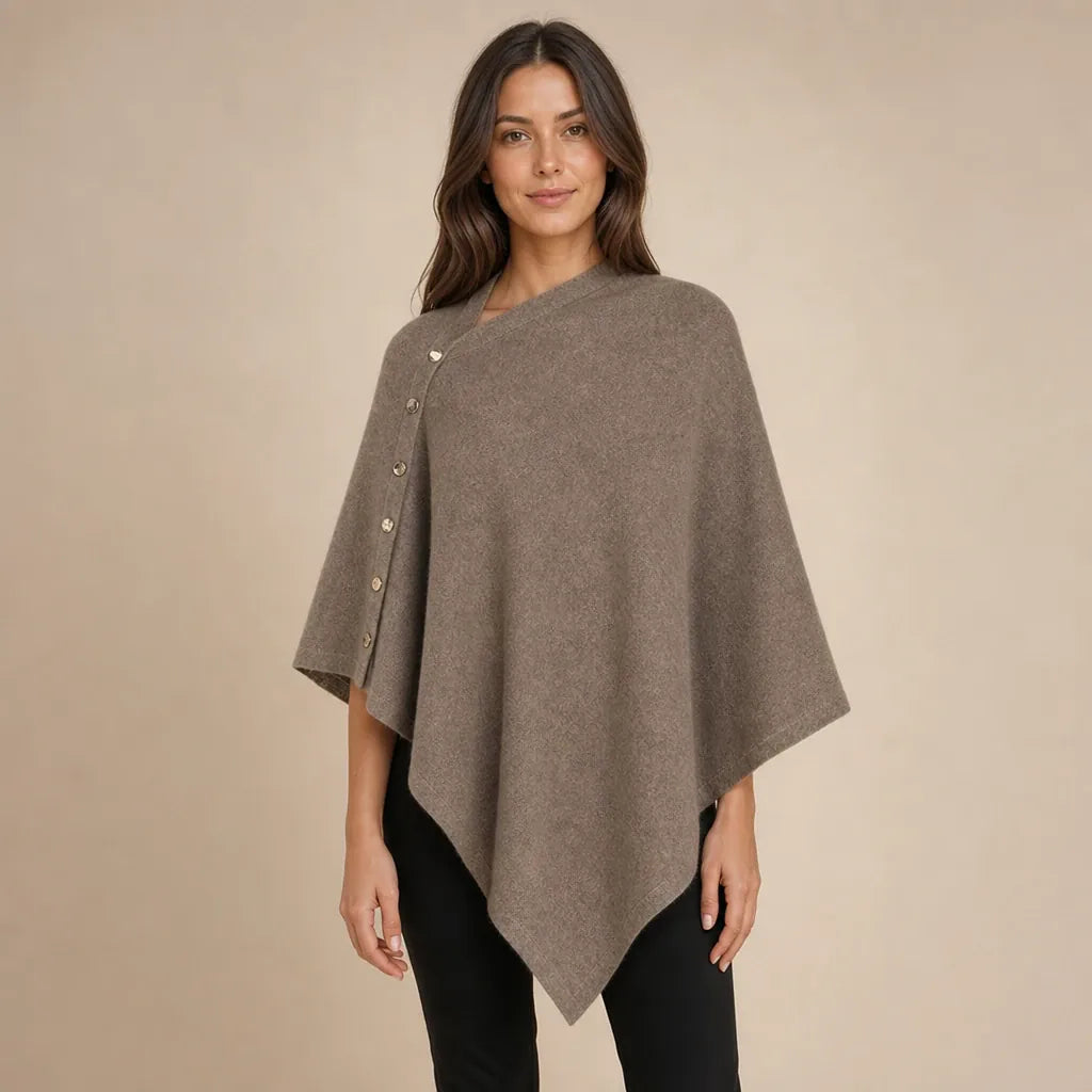 Ton poncho Poncho En Laine Asymétrique