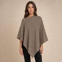 Ton poncho Poncho En Laine Asymétrique