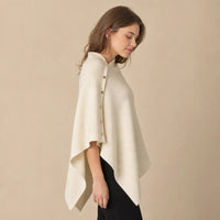 Ton poncho Poncho En Laine Asymétrique