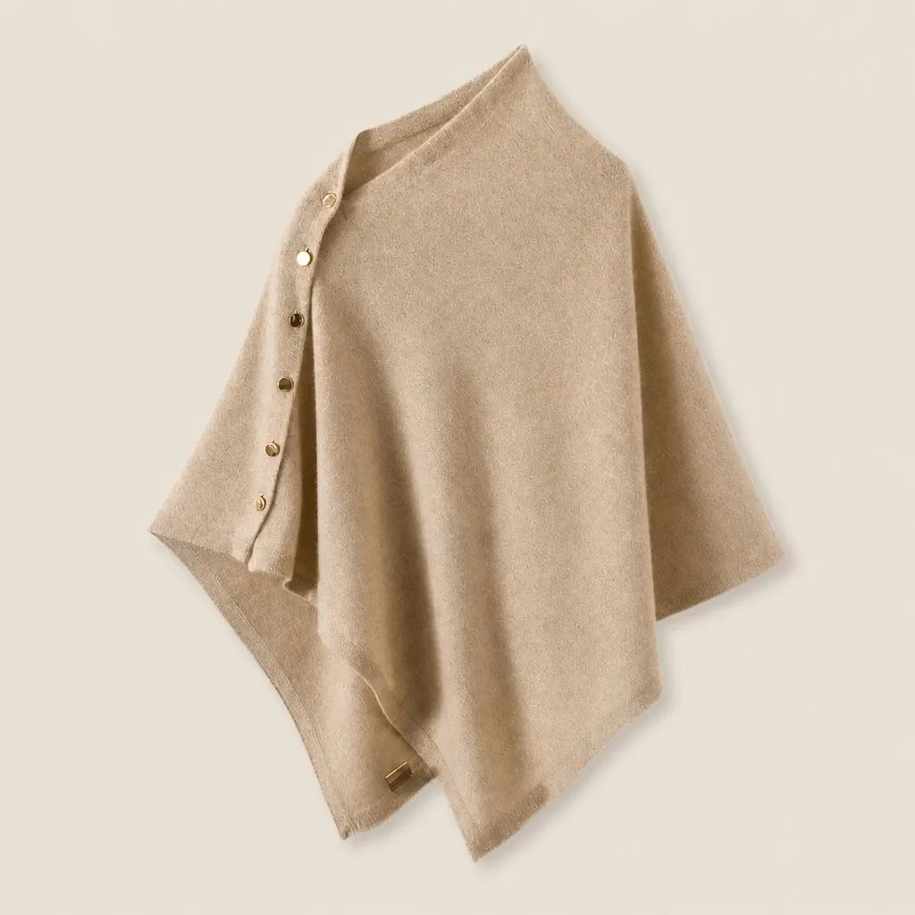 Ton poncho Poncho En Laine Asymétrique