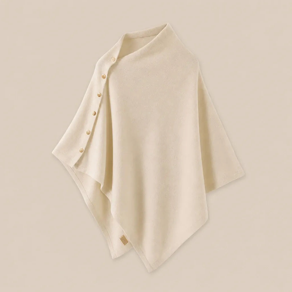 Ton poncho Poncho En Laine Asymétrique