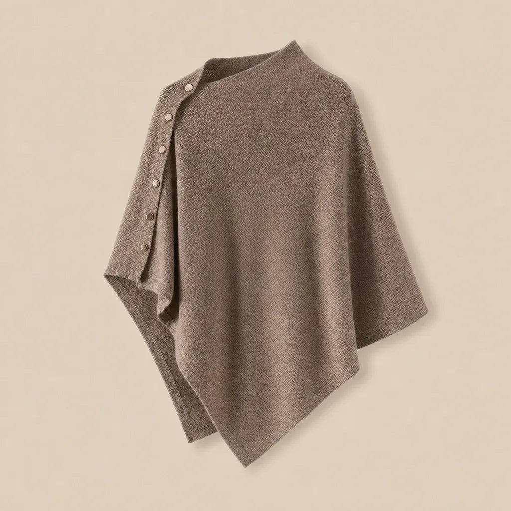 Ton poncho Poncho En Laine Asymétrique