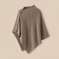 Ton poncho Poncho En Laine Asymétrique
