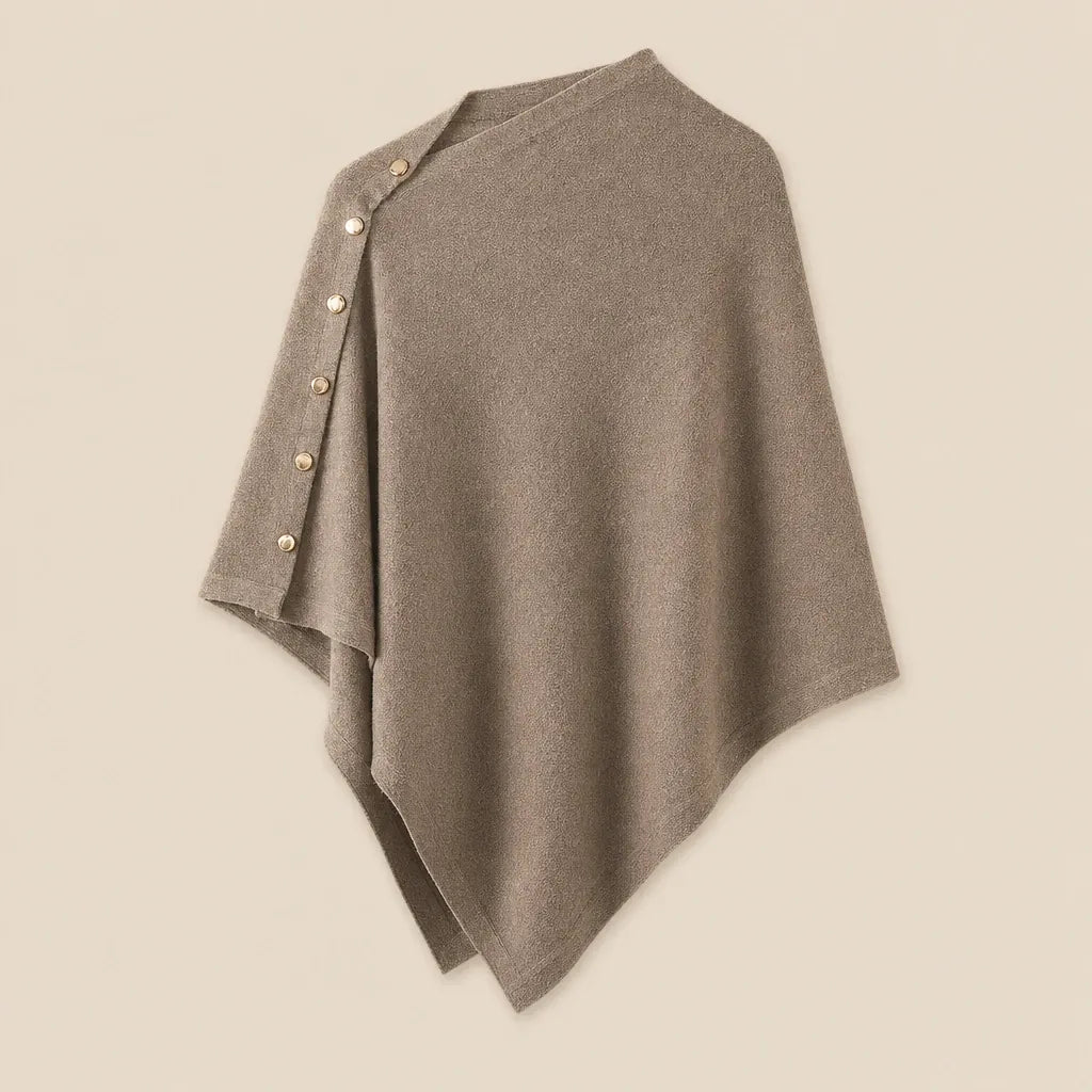 Ton poncho Poncho En Laine Asymétrique