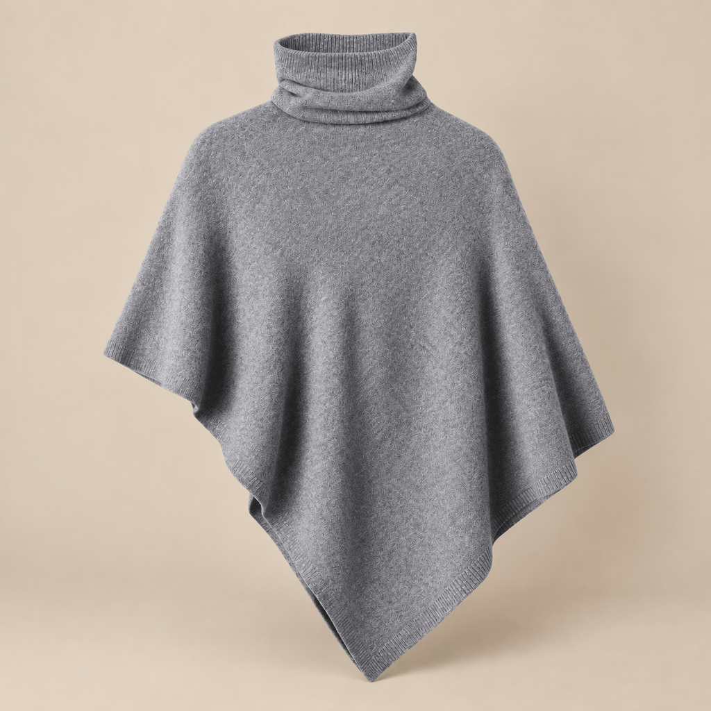 Ton poncho Poncho En Laine De Mérinos À Col Roulé