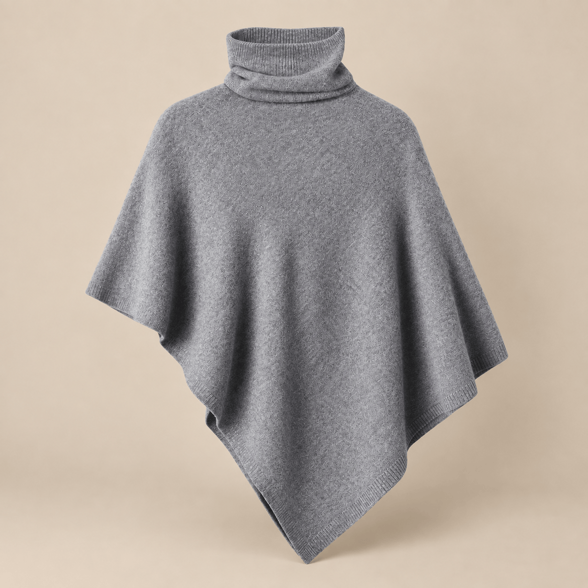 Ton poncho Poncho En Laine De Mérinos À Col Roulé