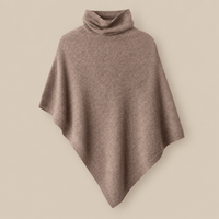 Ton poncho Poncho En Laine De Mérinos À Col Roulé