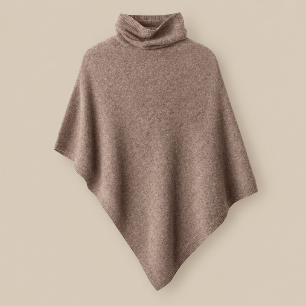Ton poncho Poncho En Laine De Mérinos À Col Roulé