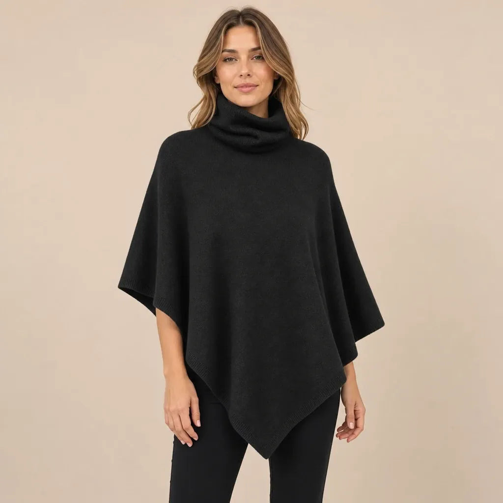 Ton poncho Poncho En Laine De Mérinos À Col Roulé