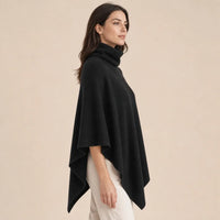 Ton poncho Poncho En Laine De Mérinos À Col Roulé