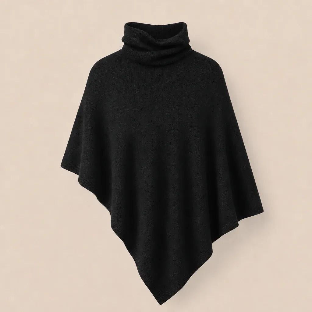 Ton poncho Poncho En Laine De Mérinos À Col Roulé