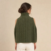 Ton poncho Poncho En Laine Et Cachemire À Col Roulé