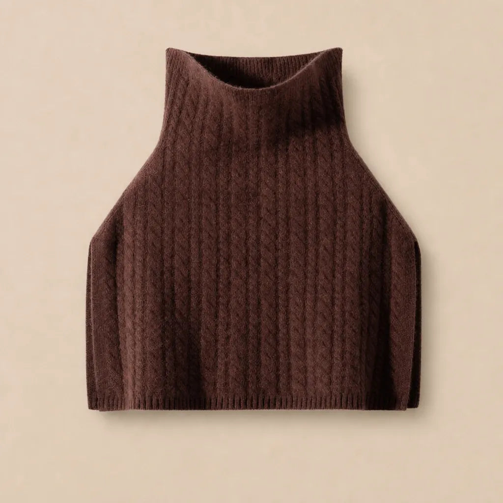 Ton poncho Poncho En Laine Et Cachemire À Col Roulé