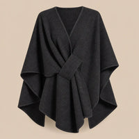 Ton poncho Poncho En Laine Femme Camel