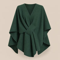 Ton poncho Poncho En Laine Femme Camel