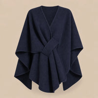Ton poncho Poncho En Laine Femme Camel