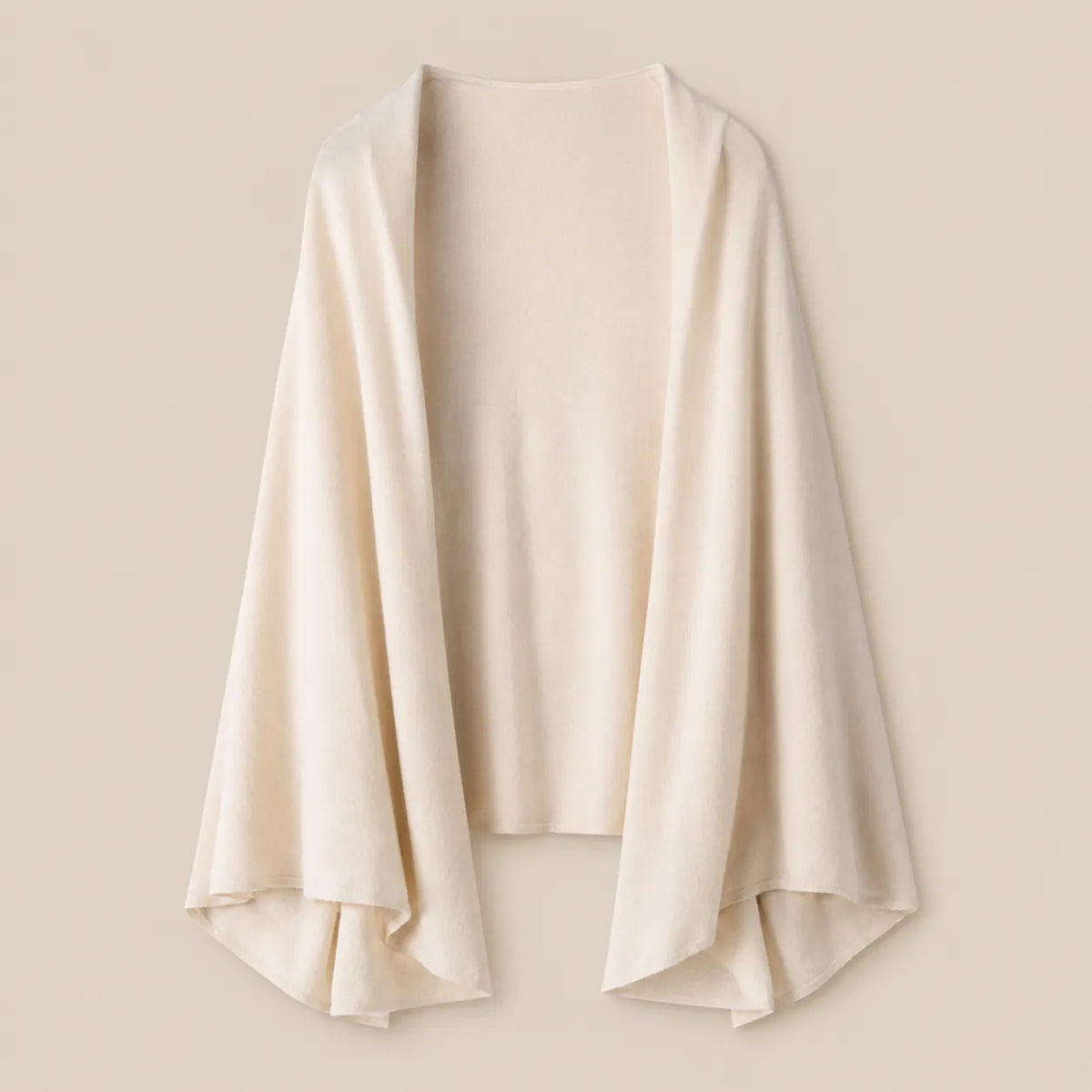 Ton poncho Poncho En Laine Tricoté Double Usage
