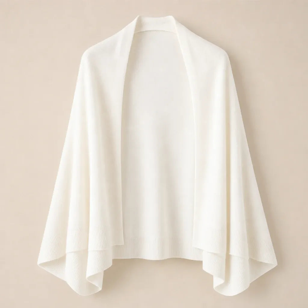 Ton poncho Poncho En Laine Tricoté Double Usage