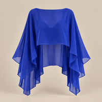 Ton poncho Poncho En Mousseline Asymétrique