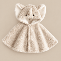 Ton poncho Poncho En Polaire Capuche Éléphant Sherpa