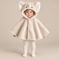 Ton poncho Poncho En Polaire Capuche Éléphant Sherpa