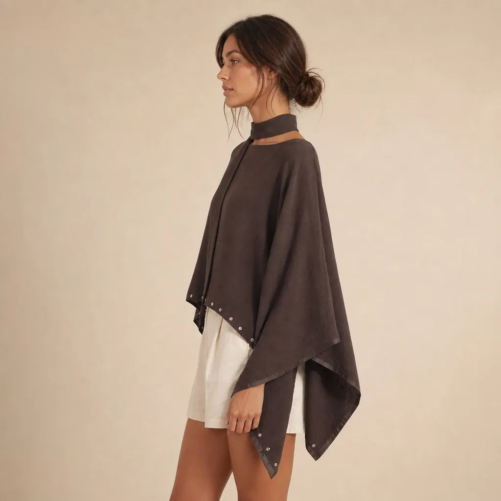 Ton poncho Poncho Été À Rivets Ample