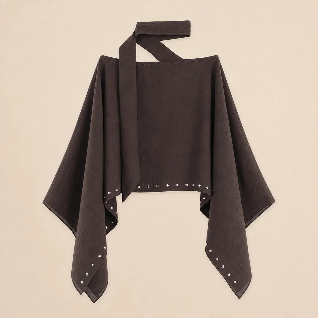 Ton poncho Poncho Été À Rivets Ample