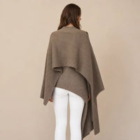 Ton poncho Poncho Femme Asymétrique Tricoté