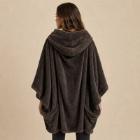 Ton poncho Poncho Femme En Polaire Coupe Chauve-Souris