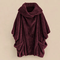 Ton poncho Poncho Femme En Polaire Coupe Chauve-Souris
