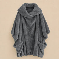 Ton poncho Poncho Femme En Polaire Coupe Chauve-Souris