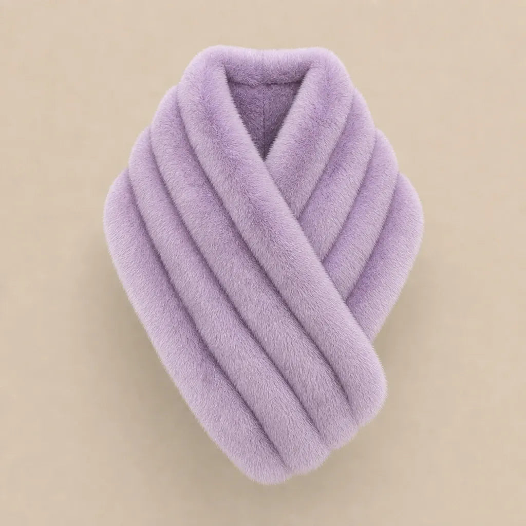 Ton poncho Poncho Femme Hiver Chic En Véritable Fourrure De Renard