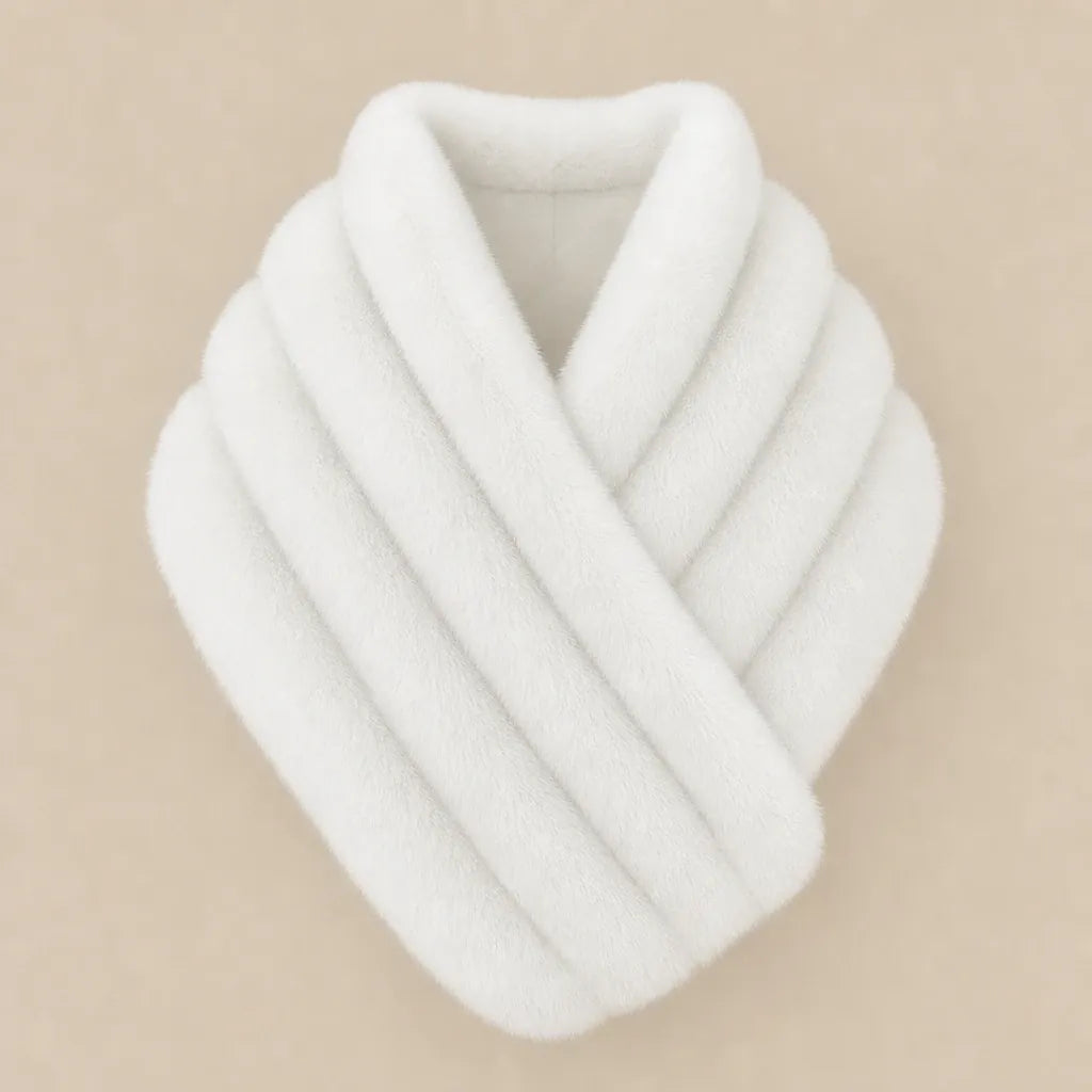 Ton poncho Poncho Femme Hiver Chic En Véritable Fourrure De Renard