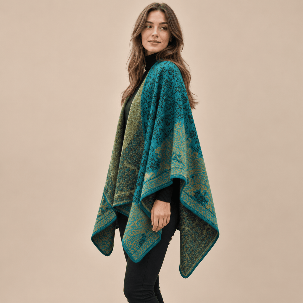 Ton poncho Poncho Floral Chaud